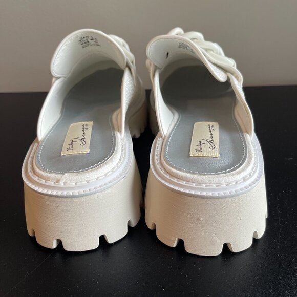 VINTAGE HAVANA Perla Open-Back White Mule Shoes - Size 8.5 - NWT - Picture 3 of 5